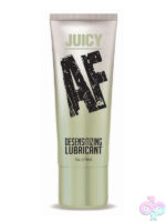 Juicy AF Desensitizing Gel Lube by Little Genie squeezable tube for anal comfort