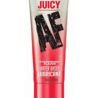 Juicy AF Strawberry Water Based Lubricant 2 oz by Little Genie