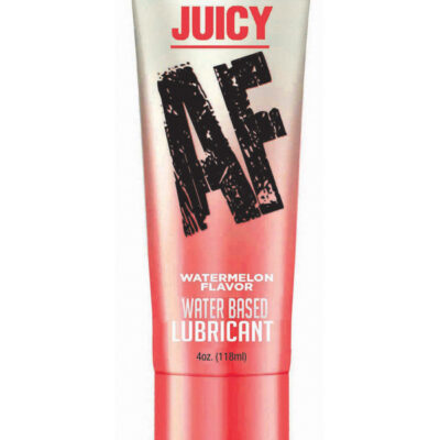 Juicy AF Watermelon Water Based Flavored Lubricant by Little Genie twist-cap tube