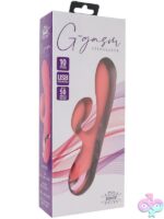 Bendable pink silicone rabbit vibrator with dual motors by Juicy