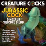 Jurassic Cock Dinosaur Silicone Dildo - Green/blue - Image 6