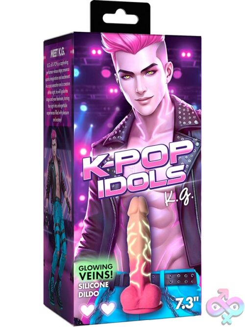 K-Pop Idols K.g. Silicone Dildo With Balls - Image 2