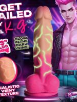 K-Pop Idols K.G. Silicone Dildo With Balls - Image 3