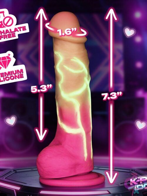 K-Pop Idols K.g. Silicone Dildo With Balls - Image 5