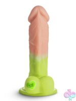 green silicone dildo with balls K-Pop Idols Reiven by XR Brands