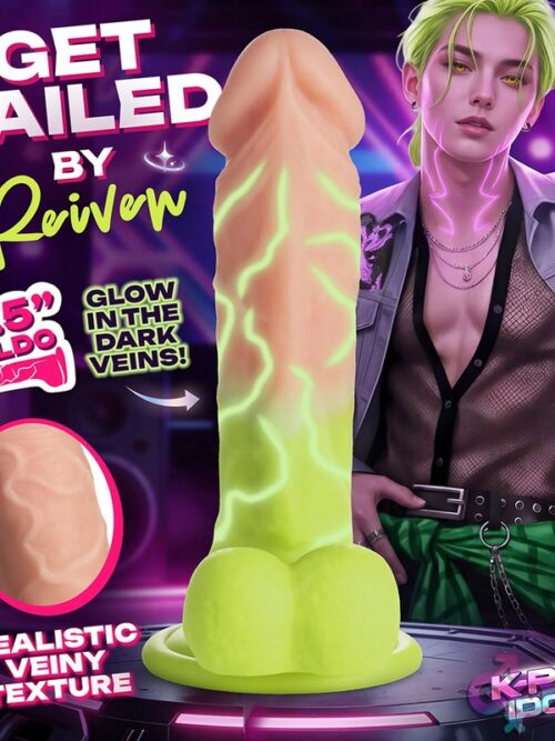 K-Pop Idols Reiven Silicone Dildo With Balls - Image 3
