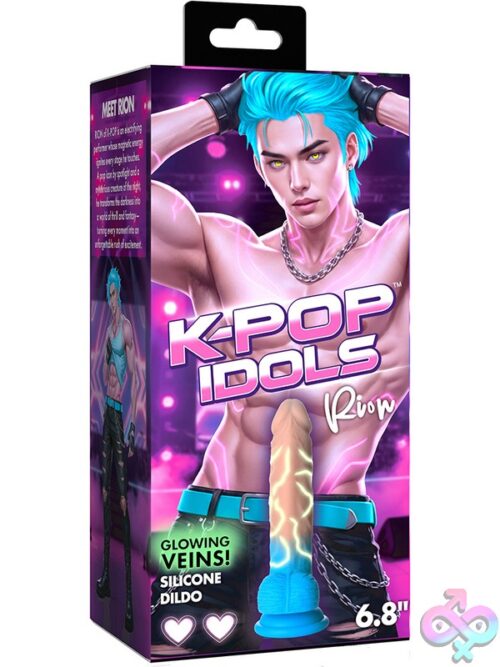 K-Pop Idols Rion Silicone Dildo With Balls - Image 2