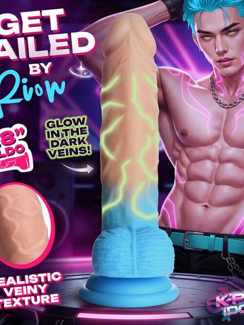 K-Pop Idols Rion Silicone Dildo With Balls - Image 3