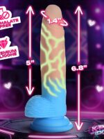 K-Pop Idols Rion Silicone Dildo With Balls - Image 5