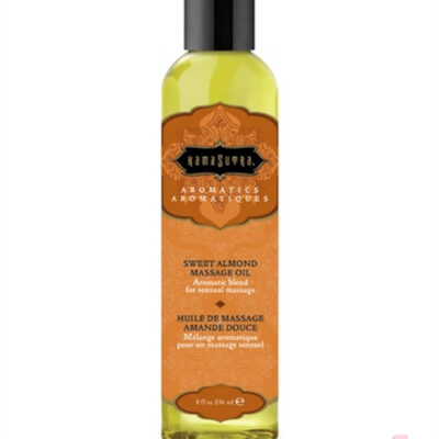 Aromatic Massage Oil Sweet Almond by Kama Sutra 8 fl oz glass bottle