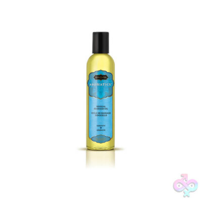 Aromatics Massage Oil Serenity 2 fl oz by Kama Sutra — calming essential oil blend for couples