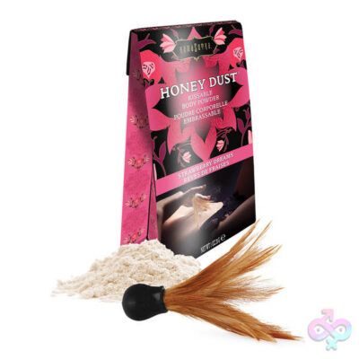 Strawberry Dreams Honey Dust 1 oz body powder with feather applicator by Kama Sutra