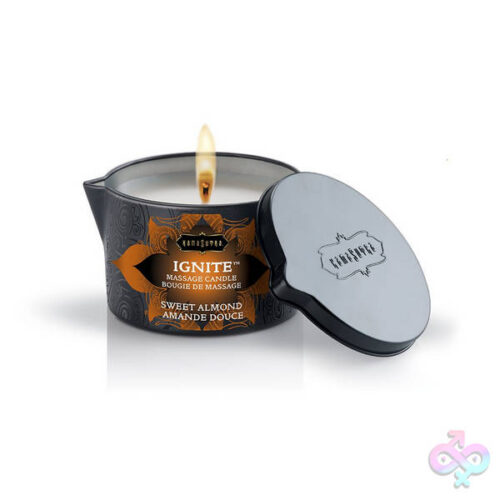 Kama Sutra Sex Toys - Ignite Sweet Almond Massage Candle - 6 Oz.