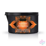 Kama Sutra Sex Toys - Ignite Tropical Mango Massage Candle - 6 Oz.