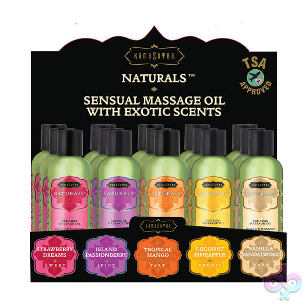 Naturals Massage Oil Pre Pack Kama Sutra Sex Toys - Naturals Massage Oil Pre Pack