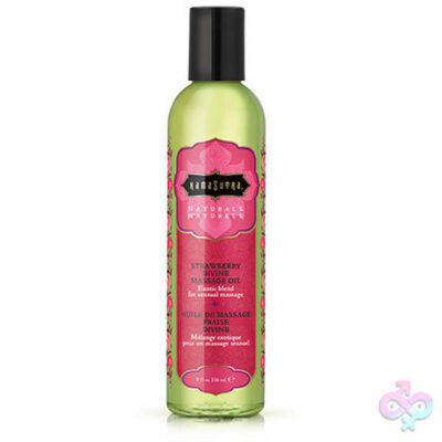 Naturals Massage Oil Strawberry Divine 8 Fl Oz by Kama Sutra