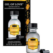 Kama Sutra Sex Toys - Oil of Love - Coconut Pineapple - 0.75 Fl. Oz. / 22 ml