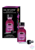 Kama Sutra Sex Toys - Oil of Love - Raspberry Kiss - 0.75 Fl. Oz. / 22  ml