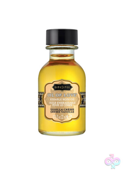 Kama Sutra Sex Toys - Oil of Love - Vanilla Creme - 0.75 Fl. Oz. / 22  ml