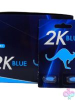 Kangaroo 2K Blue 2-pill supplement 30-count counter display by Kangaroo