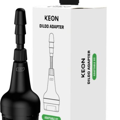 Black dildo adapter V2 for Keon automatic stroker by Kiiroo