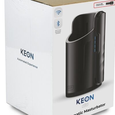Keon WiFi app-controlled automatic masturbator in black by Kiiroo