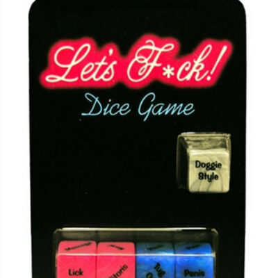 Lets Fck Dice Game by Kheper Games — black couples dice game