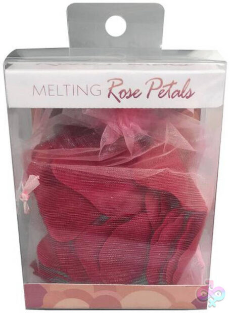 Melting Rose Petals red rose-scented bath petals by Kheper Games
