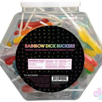 Kheper Games Sex Toys - Rainbow Dick Suckers - 72 Pack