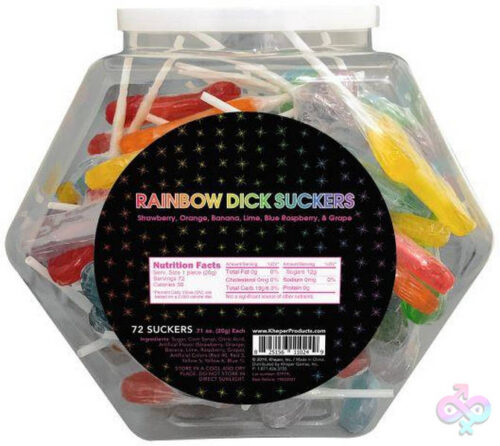 Kheper Games Sex Toys - Rainbow Dick Suckers - 72 Pack