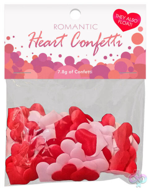 Romantic Heart Confetti pink and red polyester hearts by Kheper Games