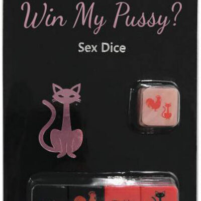 Win My Pussy Dice Game by Kheper Games — foreplay couples dice set with 5 dice