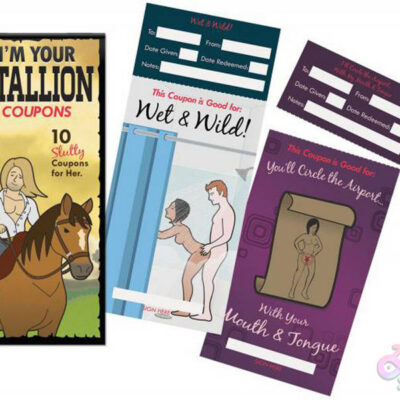 I'm Your Stallion Coupons by Kheper Games — hilarious sexy coupon booklet gag gift