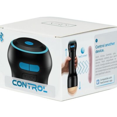 Kiiroo Control app-controlled stroker attachment in black by Kiiroo