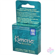 Kimono Condoms Sex Toys - Kimono Microthin Plus Aqua Lube - 3 Pack