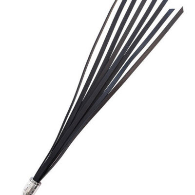 The Electric Whip Neon Wand Accessory by Kinklab — black silicone electro-stim flogger