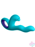 Turquoise Klio Rabbit Vibrator With Triple Action - Image 8