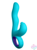 Turquoise Klio Rabbit Vibrator With Triple Action - Image 9