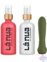 La Nua Watermelon Mint Gift Set with Bullet Vibrator, Toy Cleaner & Lubricant - Image 2