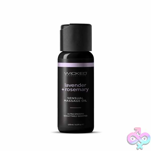 Discreet-Toys-Lavender-Rosemary-Massage-Oil-4Oz-Ws-90984 Lavender + Rosemary Massage Oil 4Oz - Image 1