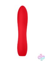 Large Silicone Bullet Vibrator in Red by Luv Inc - Image 2