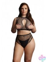 Le Desir Duo Net Key-Hole Bra Set - Image 2