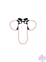 Leather Figure-8 Divider - Black - Image 3
