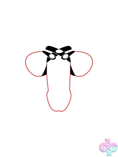Leather Figure-8 Divider - Black - Image 3