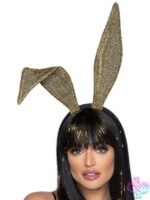 Glitter Bunny Ear Headband by Leg Avenue — sparkly costume accessory