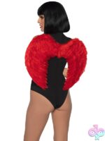Marabou Trimmed Feather Angel Wings 2776