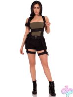 Utility Body Harness Leg Garter and Multi Pocket Detail