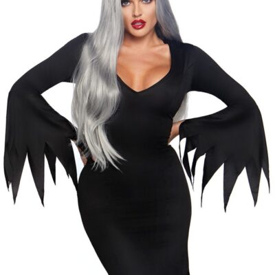 Floor Length Gothic Dress by Leg Avenue — sultry dark romantic silhouette