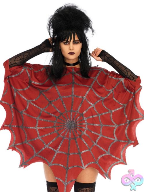 Glitter Web Poncho