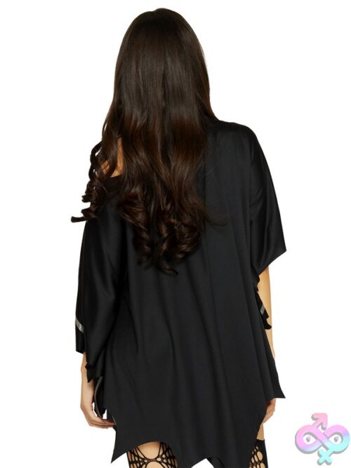 Glitter Web Poncho